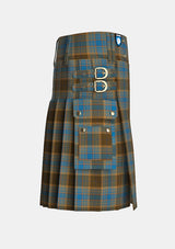 Utility_Allan_tartan_572_kilt_right_image_with_pleated_design_and_adjustable_buckles_for_men
