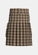Utility_Anderson_Dress_Tartan_1514_kilt_back_image_with_pleated_design_and_adjustable_buckles_for_men