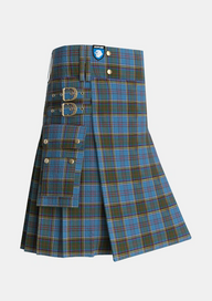 Utility_Anderson_MacGregor_Hastie_2_Tartan_1349_kilt_side_image_with_pleated_design_and_adjustable_buckles_for_men