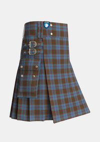 Utility_Anderson_MacGregor_Hastie_4_Tartan_1395_kilt_side_image_with_pleated_design_and_adjustable_buckles_for_men