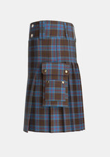 Utility_Anderson_STS_Tartan_1392_kilt_left_image_with_pleated_design_and_adjustable_buckles_for_men