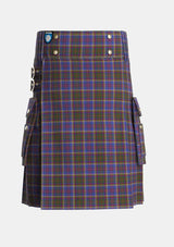 Utility_Anderson_W_L_Anderson_Stirling_Tartan_1346_kilt_front_image_with_pleated_design_and_adjustable_buckles_for_men