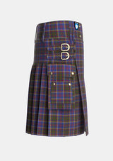 Utility_Anderson_W_L_Anderson_Stirling_Tartan_1346_kilt_right_image_with_pleated_design_and_adjustable_buckles_for_men