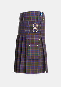 Utility_Anderson_W_L_Anderson_Stirling_Tartan_1346_kilt_right_image_with_pleated_design_and_adjustable_buckles_for_men