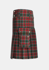 Utility_Anderson_of_Ardbrake_Tartan_7024_kilt_left_image_with_pleated_design_and_adjustable_buckles_for_men