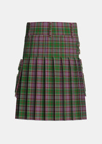 Utility_Anderson_of_Kinneddar_Hunting_Tartan_1396_kilt_back_image_with_pleated_design_and_adjustable_buckles_for_men