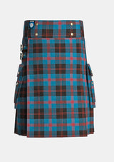 Utility_Angus_tartan_1179_kilt_front_image_with_pleated_design_and_adjustable_buckles_for_men
