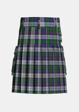 Utility_Argyle_Dress_Tartan_3602_kilt_back_image_with_pleated_design_and_adjustable_buckles_for_men