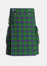 Utility_Armstrong_2_Tartan_793_kilt_front_image_with_pleated_design_and_adjustable_buckles_for_men