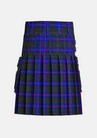 Utility_Armstrong_Scottish_Tartan_kilt_back_image_with_pleated_design_and_adjustable_buckles_for_men