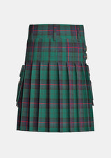 Utility_Armstrong_tartan_kilt_back_image_with_pleated_design_and_adjustable_buckles_for_men