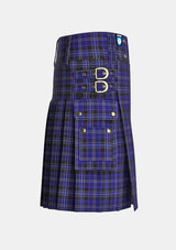 Utility_Arnold_Tartan_10751_kilt_right_image_with_pleated_design_and_adjustable_buckles_for_men