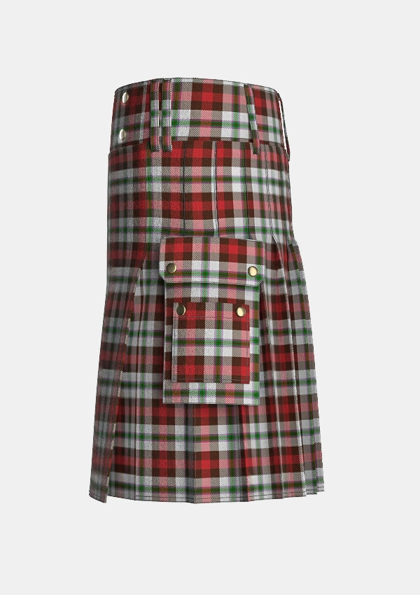Utility_Arnot_Tartan_11943_kilt_left_image_with_pleated_design_and_adjustable_buckles_for_men