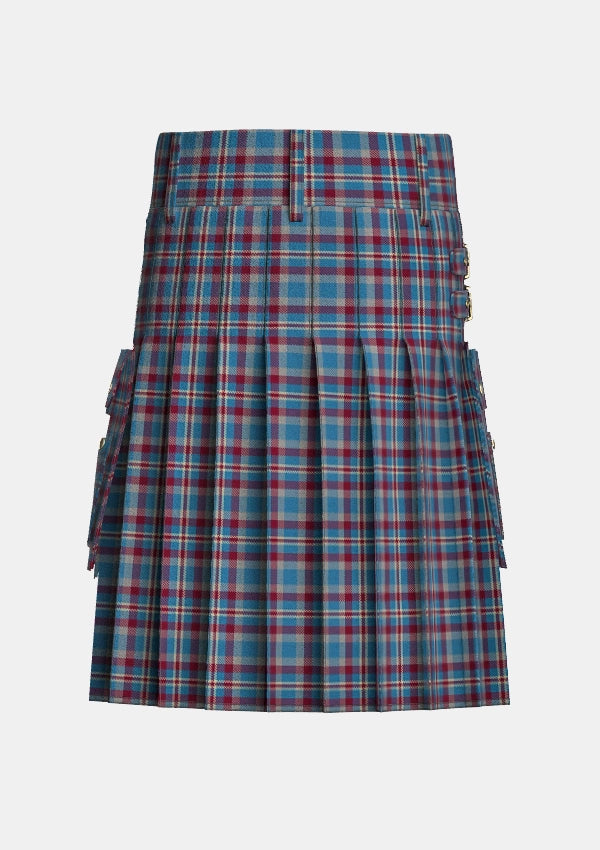 Utility_Ault_Richard_Dress_Tartan_12335_kilt_back_image_with_pleated_design_and_adjustable_buckles_for_men