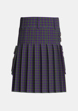Utility_Austin_Wilsons_No137_Tartan_269_kilt_back_image_with_pleated_design_and_adjustable_buckles_for_men