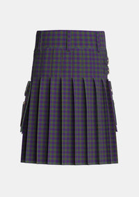 Utility_Austin_Wilsons_No137_Tartan_269_kilt_back_image_with_pleated_design_and_adjustable_buckles_for_men