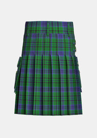 Utility_Bailey_tartan_2589_kilt_back_image_with_pleated_design_and_adjustable_buckles_for_men