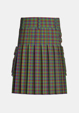 Utility_Bain_E_Tartan_15040_kilt_back_image_with_pleated_design_and_adjustable_buckles_for_men