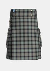 Utility_Beal_Richard_Family_Tartan_13513_kilt_front_image_with_pleated_design_and_adjustable_buckles_for_men