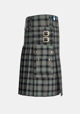 Utility_Beal_Richard_Family_Tartan_13513_kilt_right_image_with_pleated_design_and_adjustable_buckles_for_men