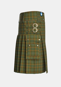 Utility_Beattie_Tartan_13259_kilt_right_image_with_pleated_design_and_adjustable_buckles_for_men
