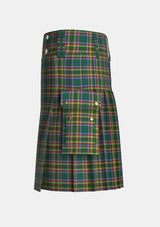 Utility_Belwade_Tartan_11440_kilt_left_image_with_pleated_design_and_adjustable_buckles_for_men