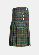 Utility_Belwade_Tartan_11440_kilt_right_image_with_pleated_design_and_adjustable_buckles_for_men