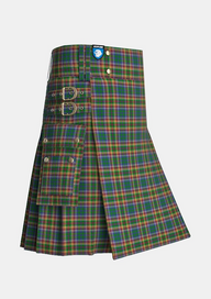 Utility_Belwade_Tartan_11440_kilt_side_image_with_pleated_design_and_adjustable_buckles_for_men