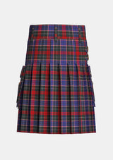 Utility_Bishop_Tartan_6798_kilt_back_image_with_pleated_design_and_adjustable_buckles_for_men