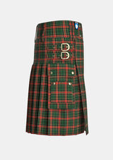 Utility_Blackburn_Appalachian_Hunting_Tartan_kilt_right_image_with_pleated_design_and_adjustable_buckles_for_men