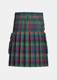 Utility_Blair_tartan_kilt_back_image_with_pleated_design_and_adjustable_buckles_for_men