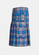 Utility_Bonnie_Sky_Tartan_13255_kilt_right_image_with_pleated_design_and_adjustable_buckles_for_men