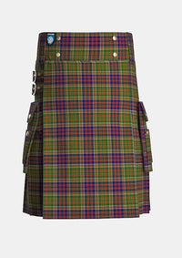 Utility_Bowie_Dalgety_Tartan_434_kilt_front_image_with_pleated_design_and_adjustable_buckles_for_men
