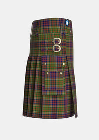 Utility_Bowie_Dalgety_Tartan_434_kilt_right_image_with_pleated_design_and_adjustable_buckles_for_men
