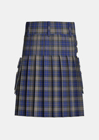 Utility_Brady_60th_Keith_James_Tartan_10404_kilt_back_image_with_pleated_design_and_adjustable_buckles_for_men