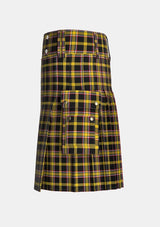 Utility_Brady_George_and_Family_Tartan_13737_kilt_left_image_with_pleated_design_and_adjustable_buckles_for_men