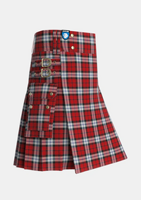 Utility_Brodie_Dress_Tartan_6283_kilt_side_image_with_pleated_design_and_adjustable_buckles_for_men