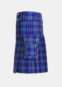 Utility_Bryson_1988_Tartan_3746_kilt_left_image_with_pleated_design_and_adjustable_buckles_for_men