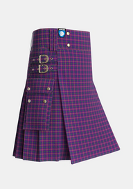 Utility_Bryson_2000_Tartan_4156_kilt_side_image_with_pleated_design_and_adjustable_buckles_for_men