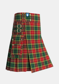 Utility_Buchanan_of_Leny_Tartan_171_kilt_side_image_with_pleated_design_and_adjustable_buckles_for_men