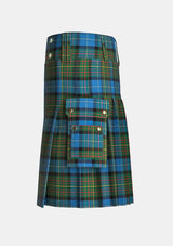 Utility_California_Tartan_kilt_left_image_with_pleated_design_and_adjustable_buckles_for_men