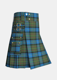 Utility_California_Tartan_kilt_side_image_with_pleated_design_and_adjustable_buckles_for_men