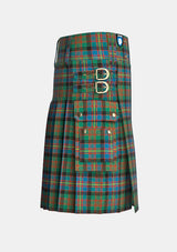Utility_Cameron_of_Erracht_Ancient_Tartan_kilt_right_image_with_pleated_design_and_adjustable_buckles_for_men
