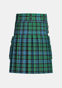 Maßgefertigter Roter Royal Stewart Tartan Kilt	