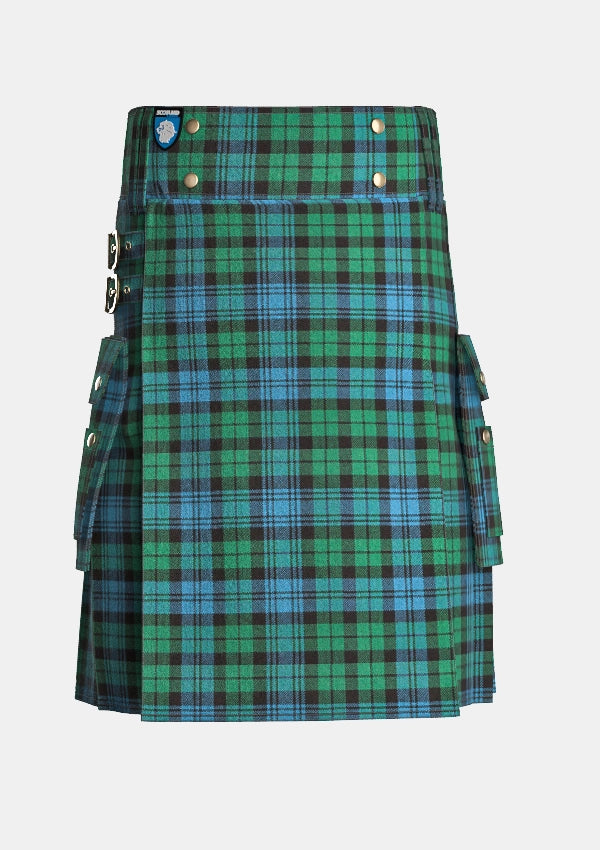 Maßgefertigter Roter Royal Stewart Tartan Kilt	