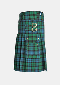 Maßgefertigter Roter Royal Stewart Tartan Kilt	