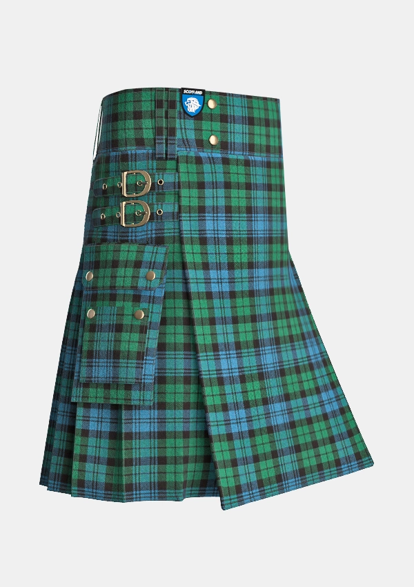 Maßgefertigter Roter Royal Stewart Tartan Kilt	