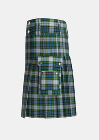 Utility_Campbell_Dress_1_Tartan_19_kilt_left_image_with_pleated_design_and_adjustable_buckles_for_men