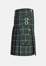 Utility_Campbell_of_Argyll_Modern_Tartan_kilt_right_image_with_pleated_design_and_adjustable_buckles_for_men