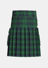 Utility_Cash_MacTavish_Tartan_12604_kilt_back_image_with_pleated_design_and_adjustable_buckles_for_men
